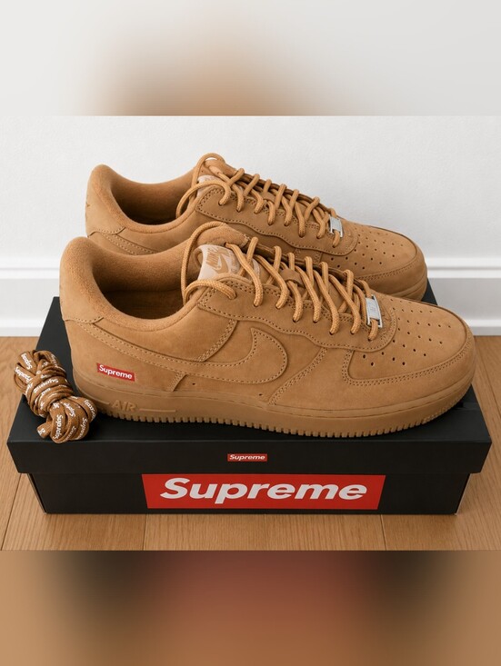 Nike Air Force Other - Supreme x Nike Air Force 1 Low in Wheat Brown